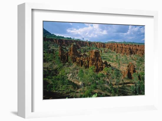 Landscape called Little New York, Ethiopia-null-Framed Art Print
