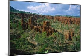 Landscape called Little New York, Ethiopia-null-Mounted Art Print