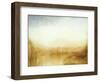 Landscape / Castle from the Meadows, C.1845 (Oil on Canvas)-Joseph Mallord William Turner-Framed Giclee Print