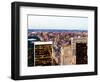 Landscape, Central Park with East Harlem and Upper East Side Manhattan Views at Sunset, New York-Philippe Hugonnard-Framed Photographic Print