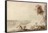 Landscape, Classical Composition-John Martin-Framed Stretched Canvas