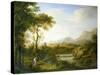 Landscape Composition-Gaetano Tambroni-Stretched Canvas