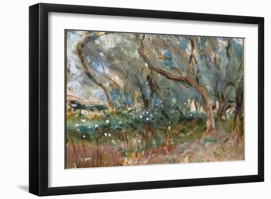 Landscape, Corfu, 1909-John Singer Sargent-Framed Giclee Print