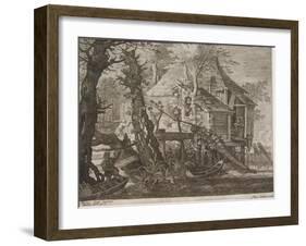 Landscape, Engraved by Aegidius Sadeler II (C.1570-1629), C.1600-Roelandt Jacobsz. Savery-Framed Giclee Print