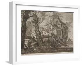 Landscape, Engraved by Aegidius Sadeler II (C.1570-1629), C.1600-Roelandt Jacobsz. Savery-Framed Giclee Print