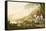 Landscape - Evening-Aelbert Cuyp-Framed Stretched Canvas