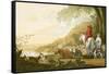 Landscape - Evening-Aelbert Cuyp-Framed Stretched Canvas