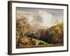 Landscape, Figures and Cattle-Samuel Palmer-Framed Giclee Print