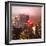 Landscape Foggy Night in Manhattan with the New Yorker Hotel View-Philippe Hugonnard-Framed Photographic Print