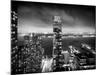 Landscape Foggy Night in Manhattan-Philippe Hugonnard-Mounted Photographic Print