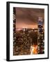 Landscape Foggy Night in Manhattan-Philippe Hugonnard-Framed Photographic Print