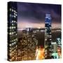 Landscape Foggy Night in Manhattan-Philippe Hugonnard-Stretched Canvas