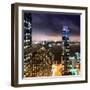 Landscape Foggy Night in Manhattan-Philippe Hugonnard-Framed Photographic Print