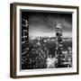 Landscape Foggy Night in Manhattan-Philippe Hugonnard-Framed Photographic Print