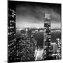 Landscape Foggy Night in Manhattan-Philippe Hugonnard-Mounted Photographic Print