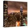 Landscape Foggy Night in Manhattan-Philippe Hugonnard-Stretched Canvas