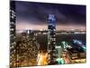 Landscape Foggy Night in Manhattan-Philippe Hugonnard-Mounted Photographic Print