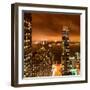 Landscape Foggy Night in Manhattan-Philippe Hugonnard-Framed Photographic Print