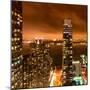 Landscape Foggy Night in Manhattan-Philippe Hugonnard-Mounted Photographic Print