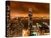 Landscape Foggy Night in Manhattan-Philippe Hugonnard-Stretched Canvas