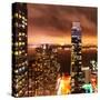 Landscape Foggy Night in Manhattan-Philippe Hugonnard-Stretched Canvas