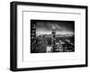 Landscape Foggy Night in Manhattan-Philippe Hugonnard-Framed Art Print