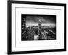 Landscape Foggy Night in Manhattan-Philippe Hugonnard-Framed Art Print