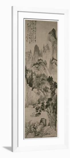 Landscape for Yongweng, Qing Dynasty, C.1687-90-Daoji Shitao-Framed Giclee Print