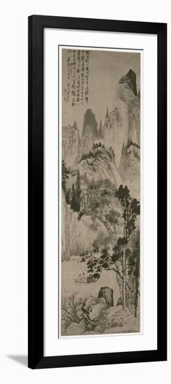 Landscape for Yongweng, Qing Dynasty, C.1687-90-Daoji Shitao-Framed Giclee Print