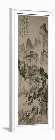 Landscape for Yongweng, Qing Dynasty, C.1687-90-Daoji Shitao-Framed Giclee Print