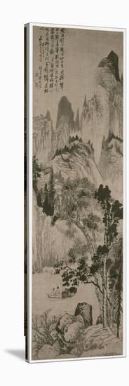 Landscape for Yongweng, Qing Dynasty, C.1687-90-Daoji Shitao-Stretched Canvas