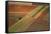 Landscape from above between Tel Aviv and Jerusalem.-Stefano Amantini-Framed Stretched Canvas