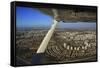 Landscape from above between Tel Aviv and Jerusalem.-Stefano Amantini-Framed Stretched Canvas