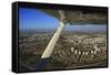 Landscape from above between Tel Aviv and Jerusalem.-Stefano Amantini-Framed Stretched Canvas