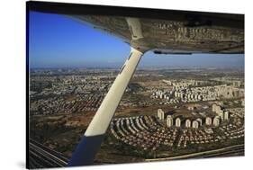 Landscape from above between Tel Aviv and Jerusalem.-Stefano Amantini-Stretched Canvas