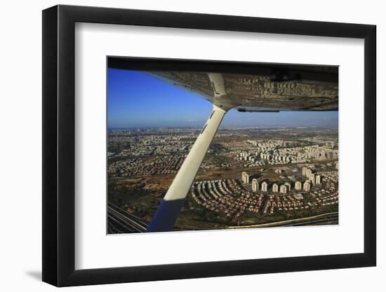 Landscape from above between Tel Aviv and Jerusalem.-Stefano Amantini-Framed Photographic Print