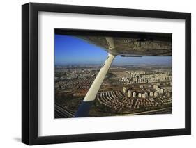 Landscape from above between Tel Aviv and Jerusalem.-Stefano Amantini-Framed Photographic Print