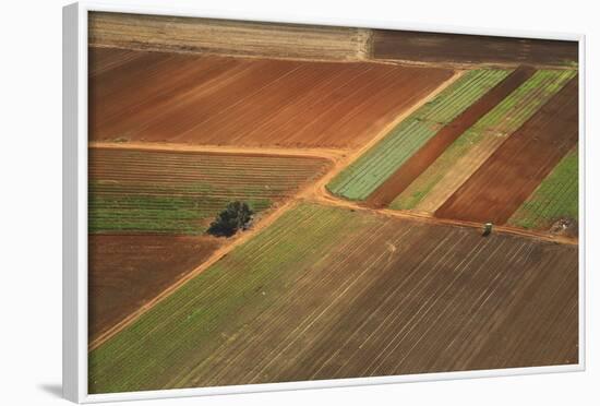 Landscape from above between Tel Aviv and Jerusalem.-Stefano Amantini-Framed Photographic Print