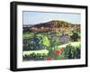 Landscape from Alfred Deller's House, Provence, 1976-John Stanton Ward-Framed Giclee Print