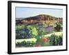 Landscape from Alfred Deller's House, Provence, 1976-John Stanton Ward-Framed Giclee Print