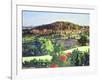 Landscape from Alfred Deller's House, Provence, 1976-John Stanton Ward-Framed Giclee Print