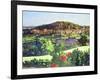 Landscape from Alfred Deller's House, Provence, 1976-John Stanton Ward-Framed Giclee Print