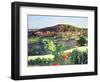 Landscape from Alfred Deller's House, Provence, 1976-John Stanton Ward-Framed Giclee Print