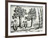 Landscape from 'India Orientalis', 1598-Theodore de Bry-Framed Giclee Print