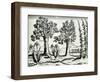 Landscape from 'India Orientalis', 1598-Theodore de Bry-Framed Giclee Print