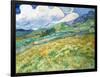 Landscape from Saint-Remy, 1889 (Oil on Canvas)-Vincent van Gogh-Framed Giclee Print