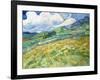 Landscape from Saint-Remy, 1889 (Oil on Canvas)-Vincent van Gogh-Framed Giclee Print