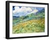 Landscape from Saint-Remy, 1889 (Oil on Canvas)-Vincent van Gogh-Framed Giclee Print