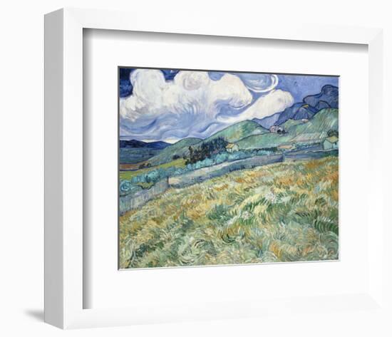 Landscape from Saint-Remy, 1889-Vincent van Gogh-Framed Art Print