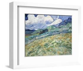 Landscape from Saint-Remy, 1889-Vincent van Gogh-Framed Art Print